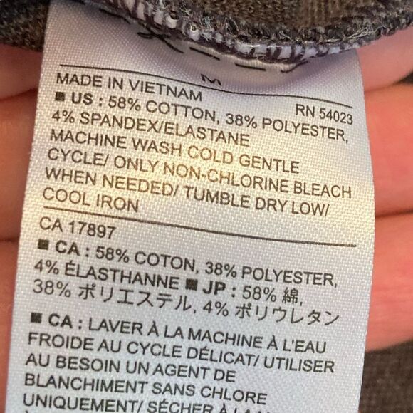 BR beautiful mock turtleneck top w/ back button keyhole neck/ back - Picture 7 of 8